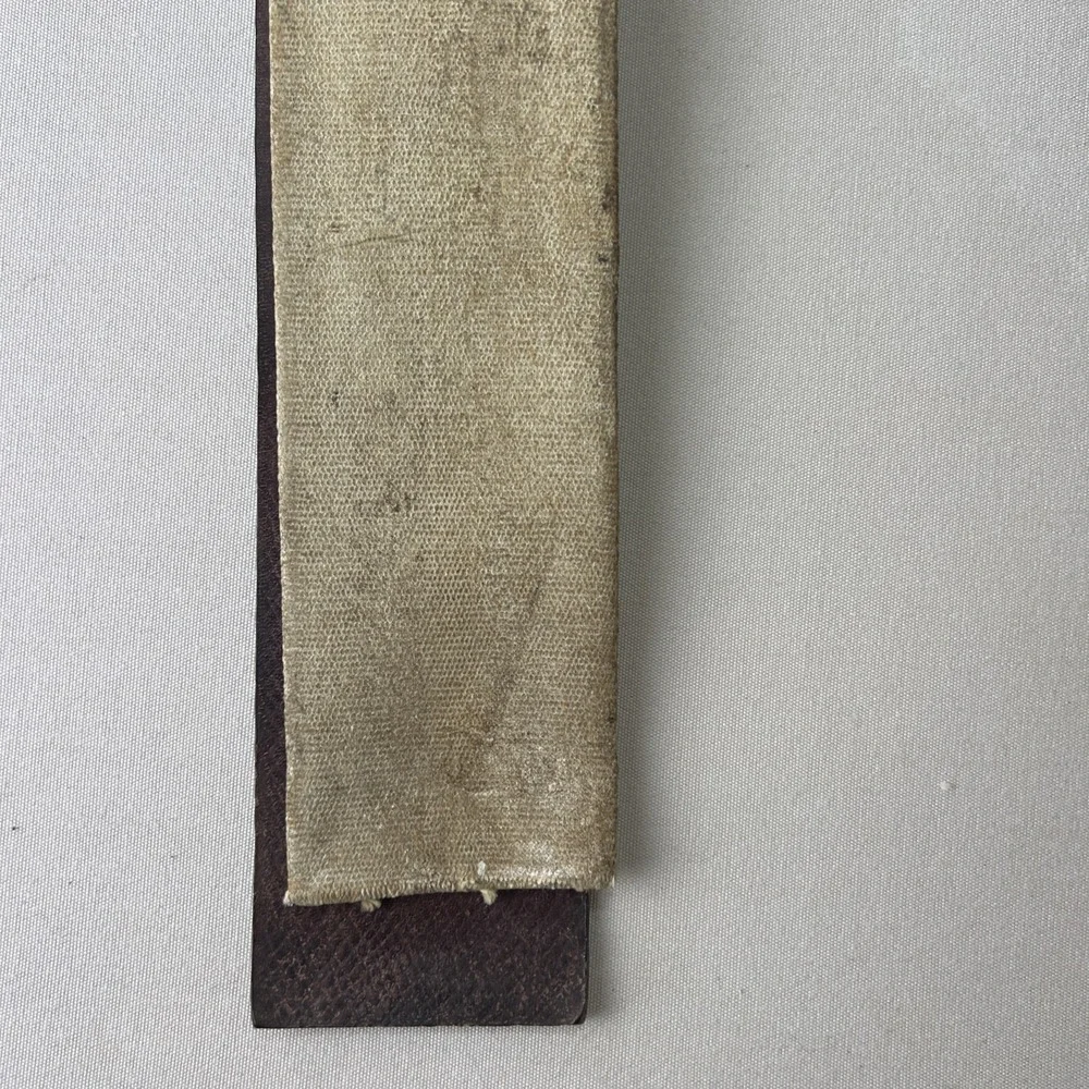 Antique Sunirbach Barber Razor Sharpening Russia Leather Strap NonCompare